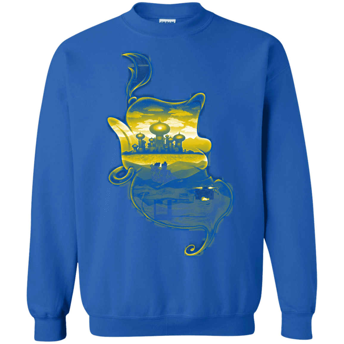 Sweatshirts Royal / S Aladdin Silhouette Crewneck Sweatshirt