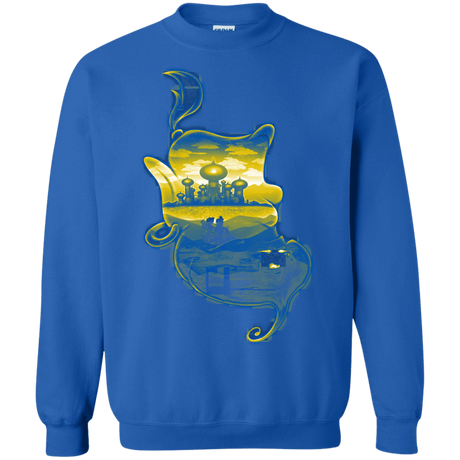 Sweatshirts Royal / S Aladdin Silhouette Crewneck Sweatshirt