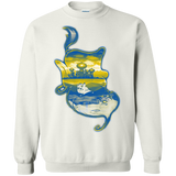 Sweatshirts White / S Aladdin Silhouette Crewneck Sweatshirt