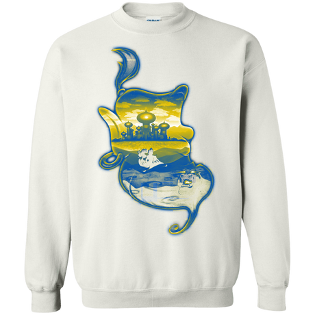 Sweatshirts White / S Aladdin Silhouette Crewneck Sweatshirt