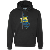 Sweatshirts Black / S Aladdin Silhouette Premium Fleece Hoodie