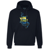 Sweatshirts Navy / S Aladdin Silhouette Premium Fleece Hoodie