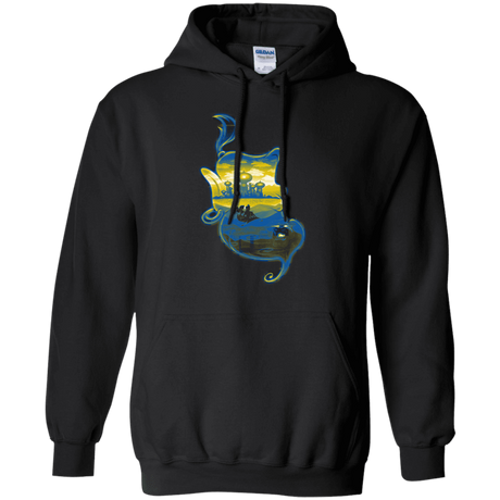 Sweatshirts Black / S Aladdin Silhouette Pullover Hoodie