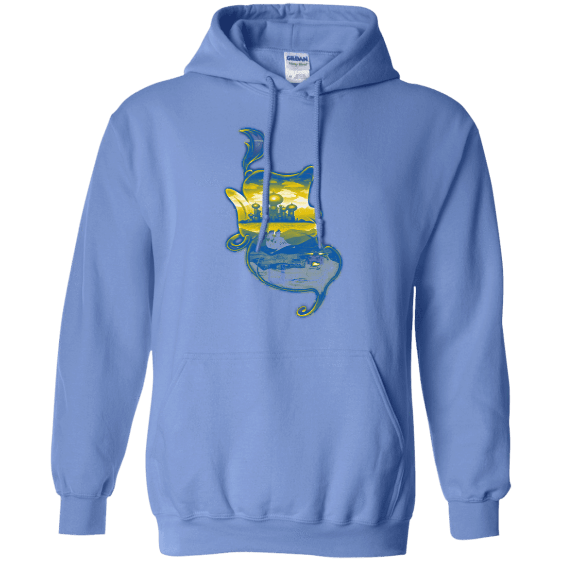 Sweatshirts Carolina Blue / S Aladdin Silhouette Pullover Hoodie