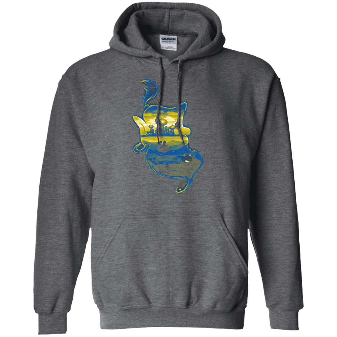 Sweatshirts Dark Heather / S Aladdin Silhouette Pullover Hoodie