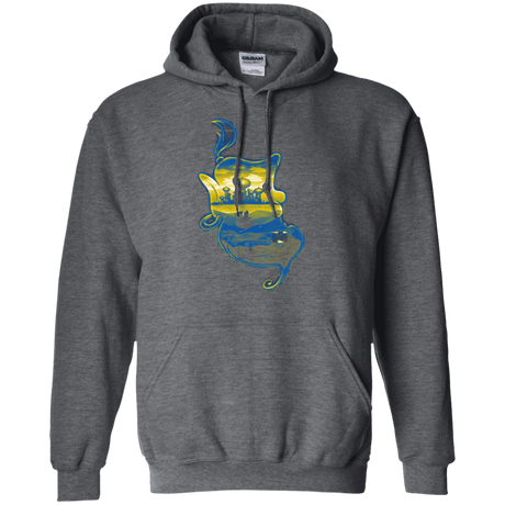 Sweatshirts Dark Heather / S Aladdin Silhouette Pullover Hoodie