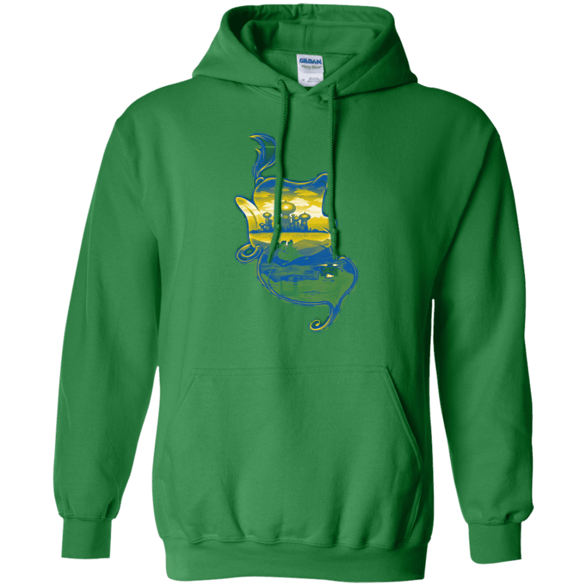 Sweatshirts Irish Green / S Aladdin Silhouette Pullover Hoodie