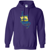 Sweatshirts Purple / S Aladdin Silhouette Pullover Hoodie