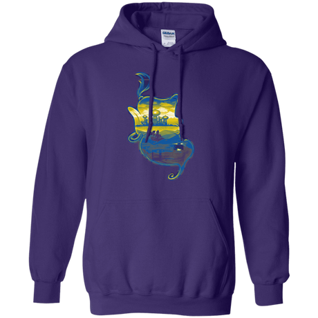 Sweatshirts Purple / S Aladdin Silhouette Pullover Hoodie