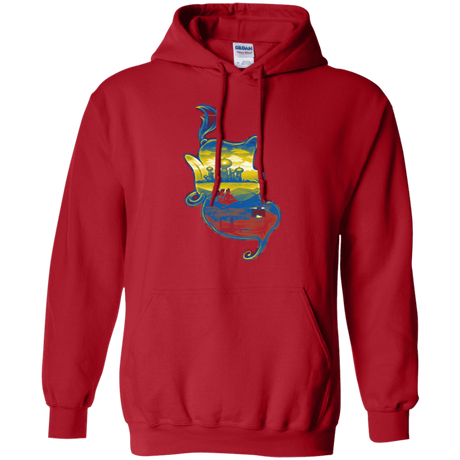 Sweatshirts Red / S Aladdin Silhouette Pullover Hoodie