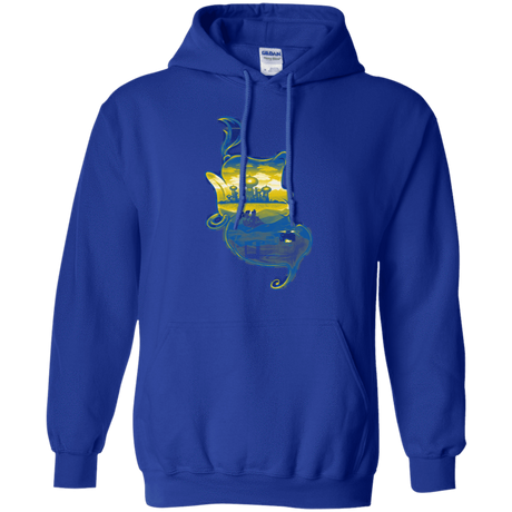 Sweatshirts Royal / S Aladdin Silhouette Pullover Hoodie