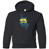 Sweatshirts Black / YS Aladdin Silhouette Youth Hoodie