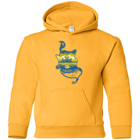 Sweatshirts Gold / YS Aladdin Silhouette Youth Hoodie