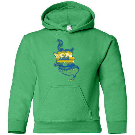 Sweatshirts Irish Green / YS Aladdin Silhouette Youth Hoodie