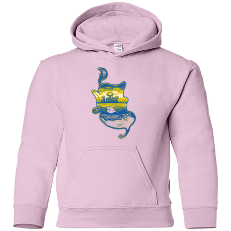 Sweatshirts Light Pink / YS Aladdin Silhouette Youth Hoodie