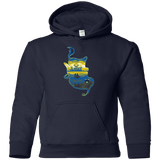 Sweatshirts Navy / YS Aladdin Silhouette Youth Hoodie