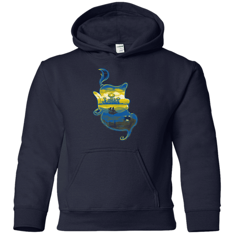 Sweatshirts Navy / YS Aladdin Silhouette Youth Hoodie