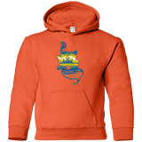 Sweatshirts Orange / YS Aladdin Silhouette Youth Hoodie