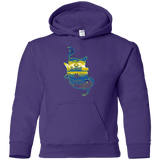 Sweatshirts Purple / YS Aladdin Silhouette Youth Hoodie