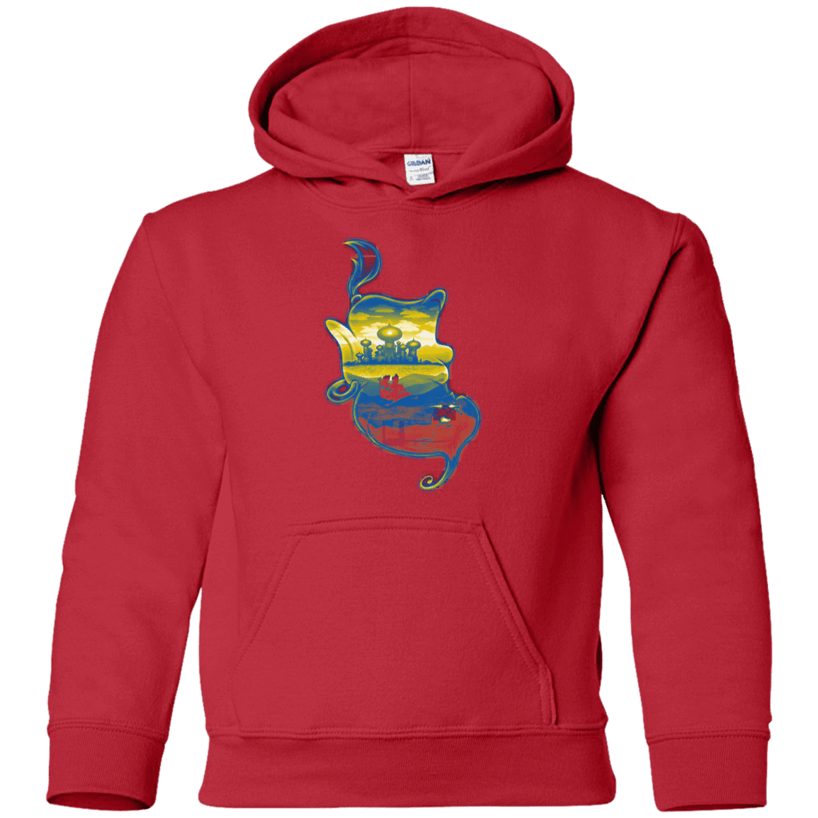 Sweatshirts Red / YS Aladdin Silhouette Youth Hoodie