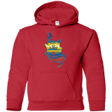 Sweatshirts Red / YS Aladdin Silhouette Youth Hoodie