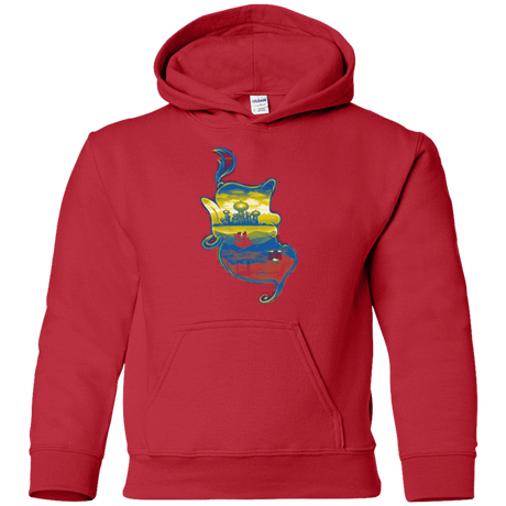 Sweatshirts Red / YS Aladdin Silhouette Youth Hoodie