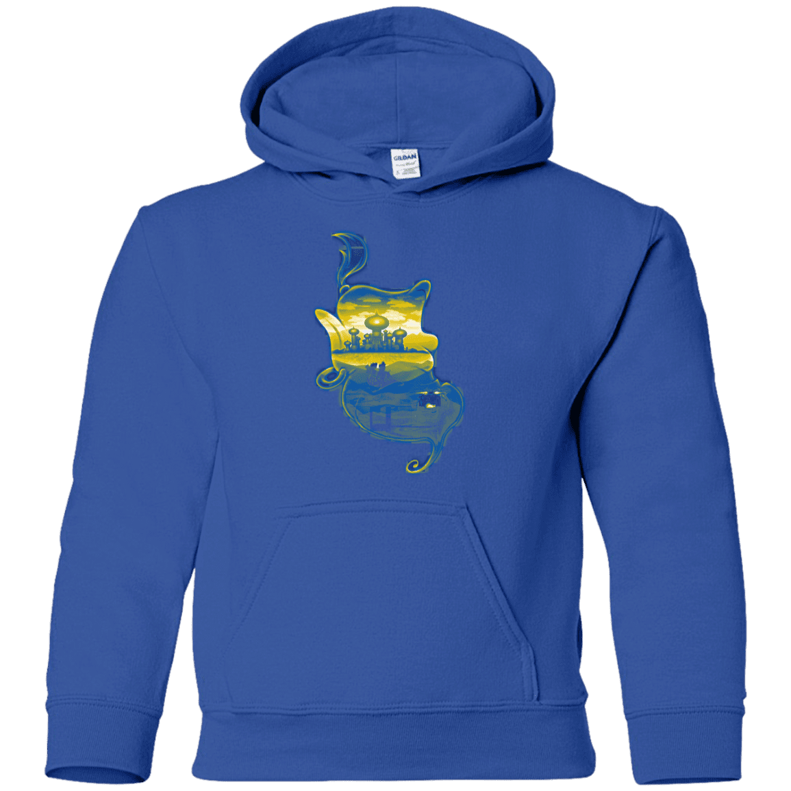 Sweatshirts Royal / YS Aladdin Silhouette Youth Hoodie