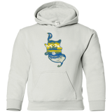 Sweatshirts White / YS Aladdin Silhouette Youth Hoodie