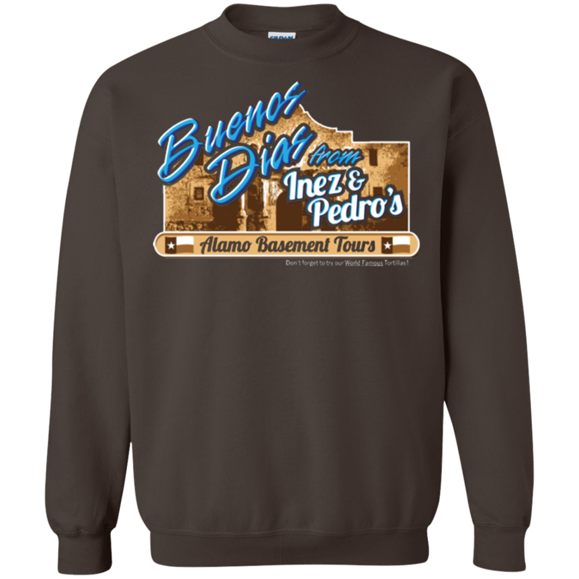 Sweatshirts Dark Chocolate / Small Alamo Basement Crewneck Sweatshirt