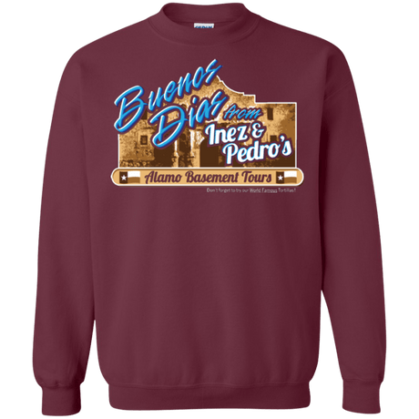 Sweatshirts Maroon / Small Alamo Basement Crewneck Sweatshirt