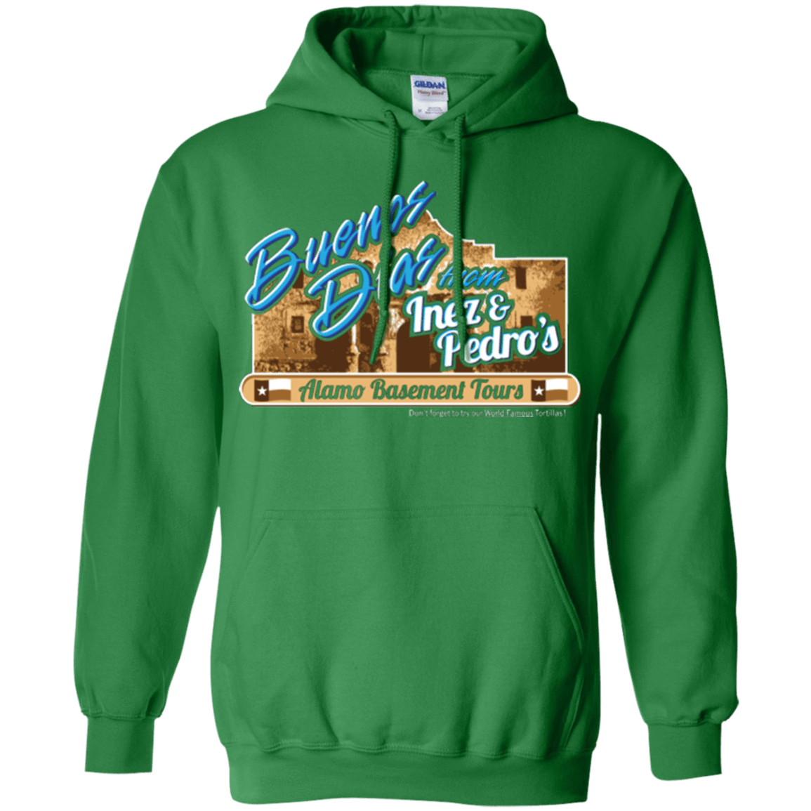 Sweatshirts Irish Green / Small Alamo Basement Pullover Hoodie