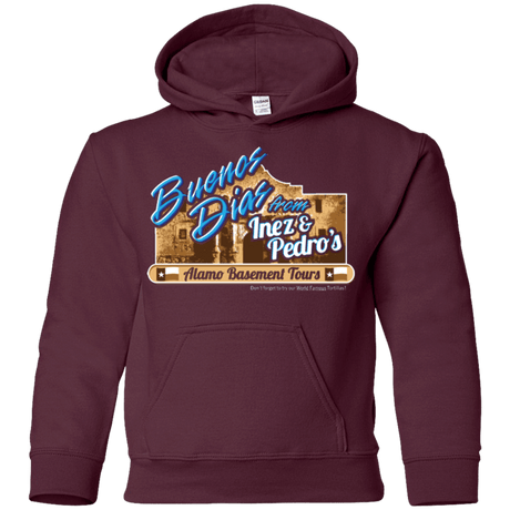 Sweatshirts Maroon / YS Alamo Basement Youth Hoodie