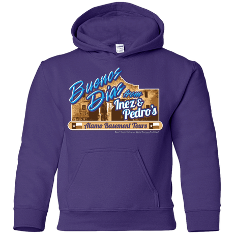 Sweatshirts Purple / YS Alamo Basement Youth Hoodie