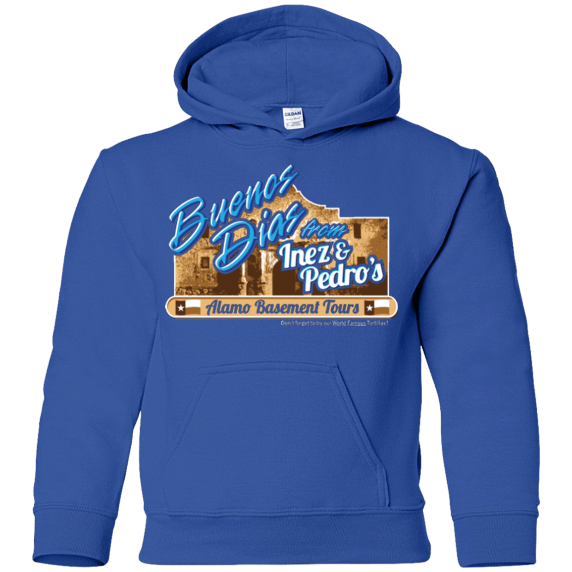 Sweatshirts Royal / YS Alamo Basement Youth Hoodie