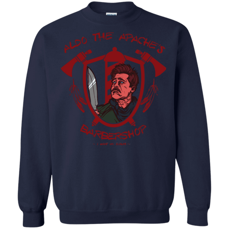 Sweatshirts Navy / Small Aldos Barber Shop Crewneck Sweatshirt