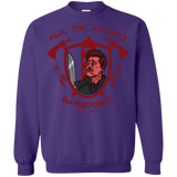 Sweatshirts Purple / Small Aldos Barber Shop Crewneck Sweatshirt