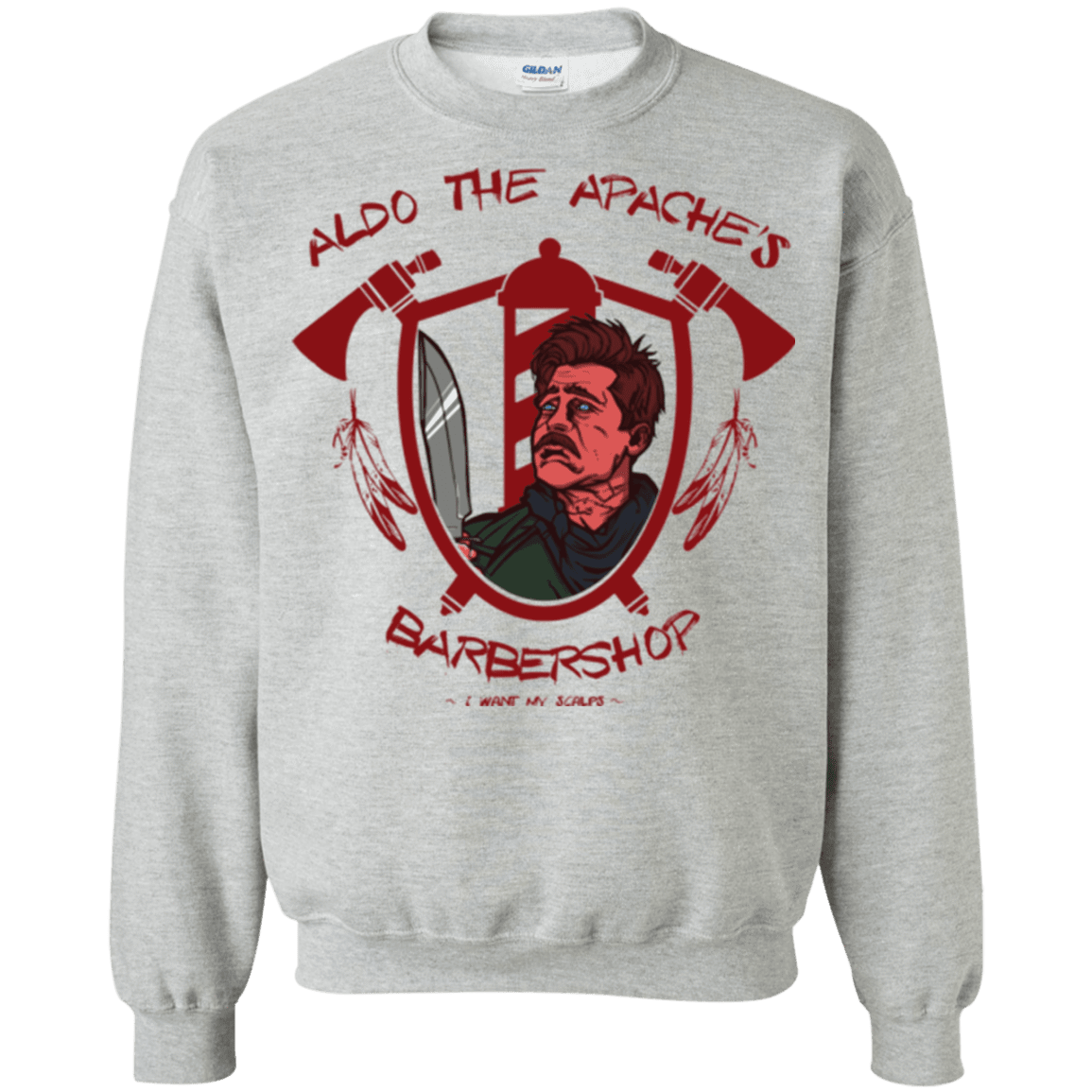 Sweatshirts Sport Grey / Small Aldos Barber Shop Crewneck Sweatshirt