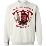 Sweatshirts White / Small Aldos Barber Shop Crewneck Sweatshirt