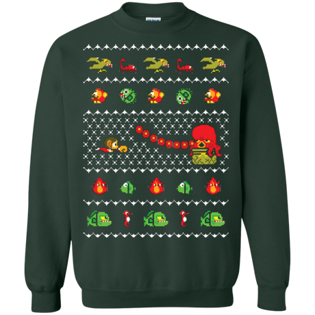 Sweatshirts Forest Green / Small Alex Kidd In Christmas World Crewneck Sweatshirt