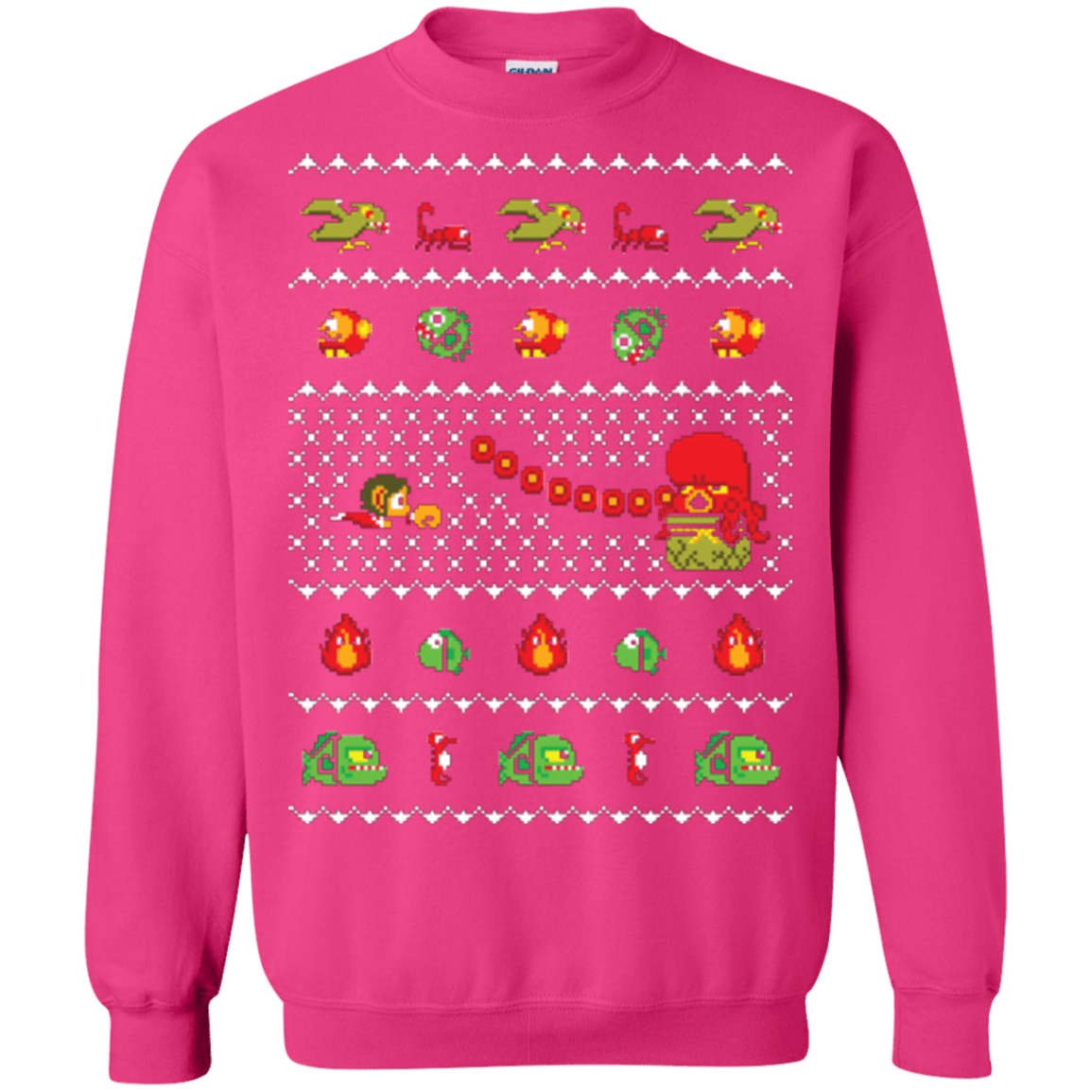Sweatshirts Heliconia / Small Alex Kidd In Christmas World Crewneck Sweatshirt