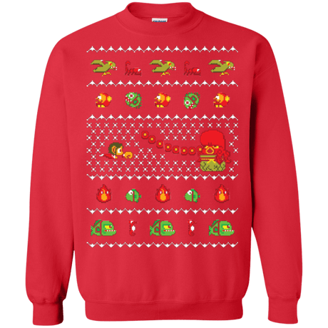 Sweatshirts Red / Small Alex Kidd In Christmas World Crewneck Sweatshirt