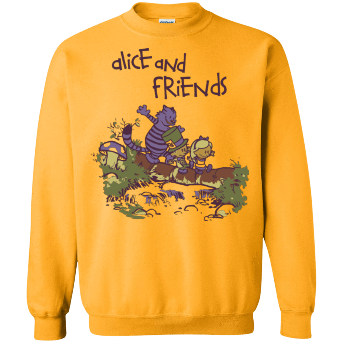 Sweatshirts Gold / Small Alice and Friends Crewneck Sweatshirt