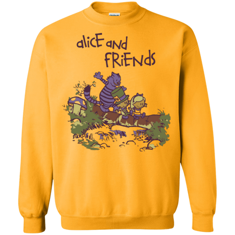 Sweatshirts Gold / Small Alice and Friends Crewneck Sweatshirt