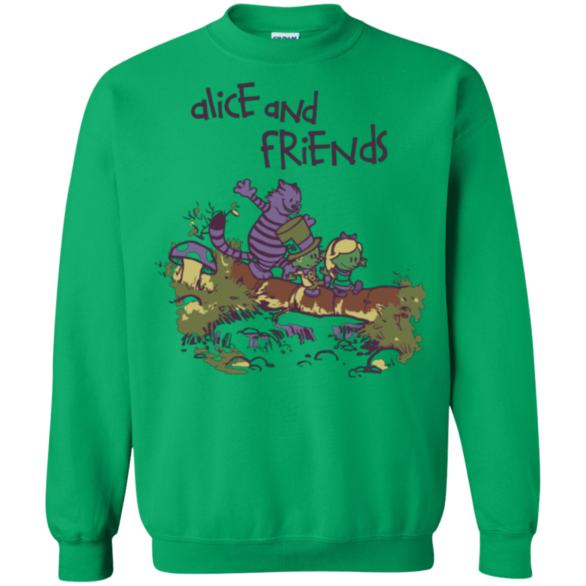 Sweatshirts Irish Green / Small Alice and Friends Crewneck Sweatshirt