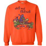 Sweatshirts Orange / Small Alice and Friends Crewneck Sweatshirt