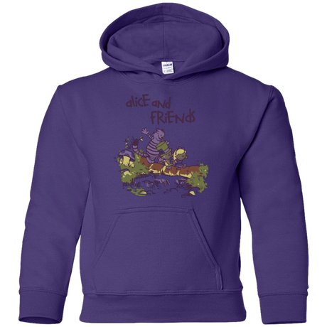 Sweatshirts Purple / YS Alice and Friends Youth Hoodie