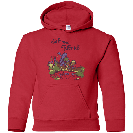 Sweatshirts Red / YS Alice and Friends Youth Hoodie
