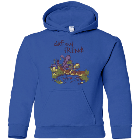 Sweatshirts Royal / YS Alice and Friends Youth Hoodie