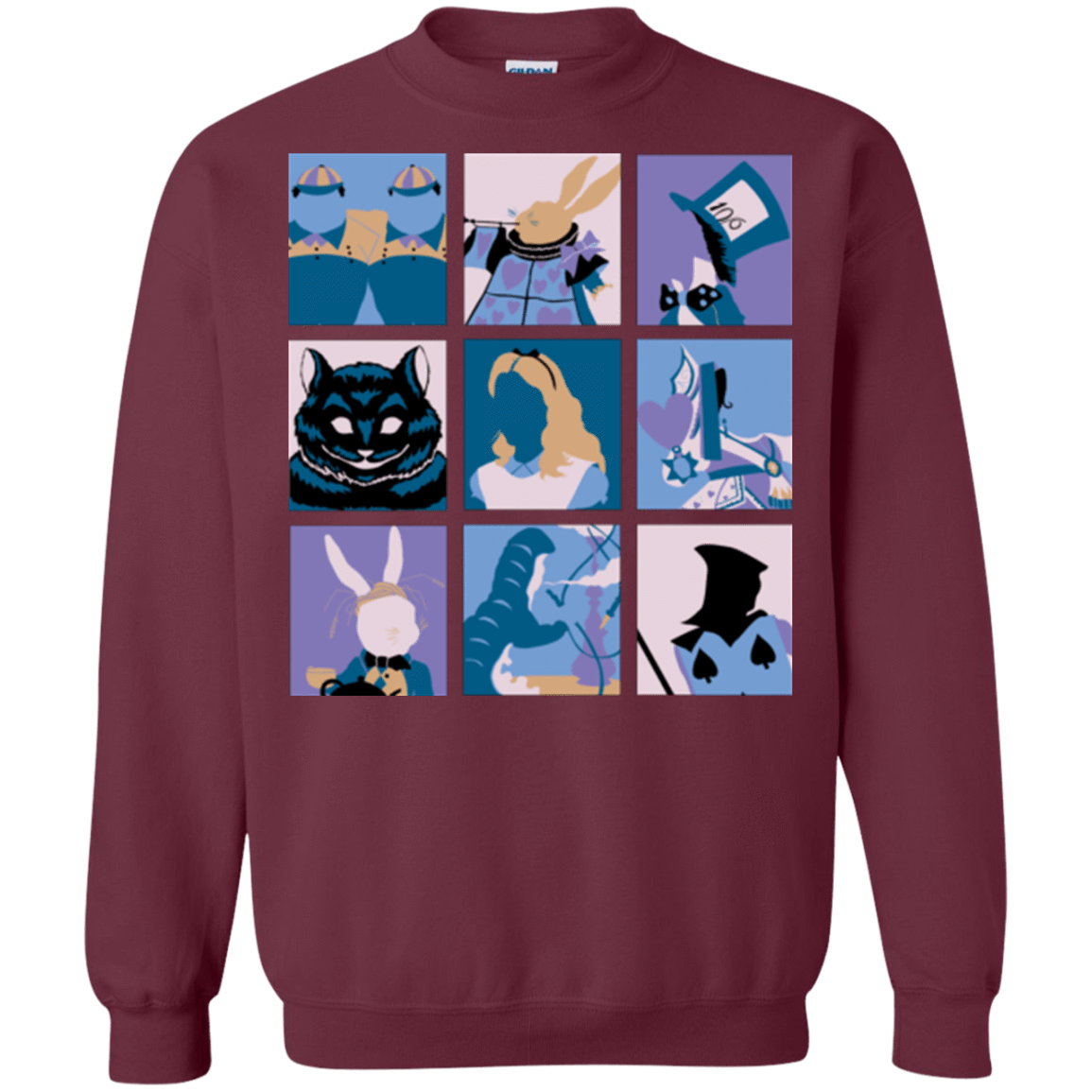 Sweatshirts Maroon / Small Alice Pop Crewneck Sweatshirt