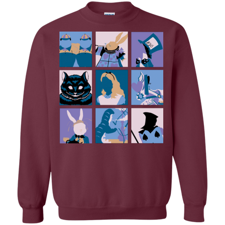 Sweatshirts Maroon / Small Alice Pop Crewneck Sweatshirt